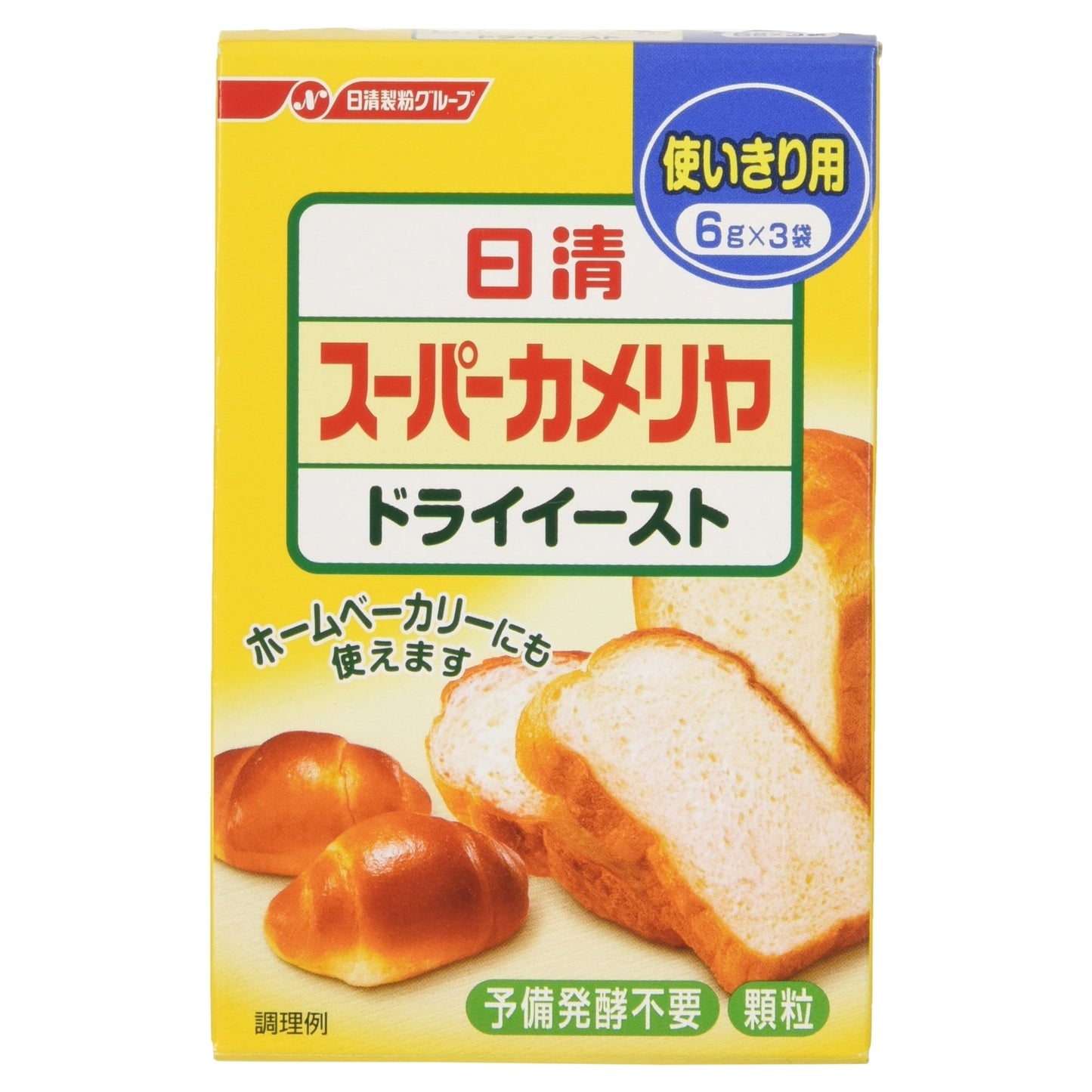 6g ~ 3 bags for Nisshin super Kameriya dry yeast one-time-use