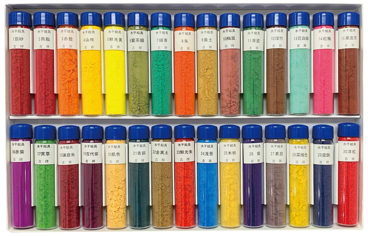 Auspicious Suikan paint bottle input 30 color set No.1 (japan import)