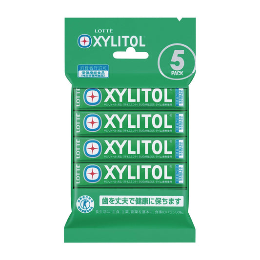 Lotte Japan xylitol gum 5 pack (14 tablets x 5 pcs)