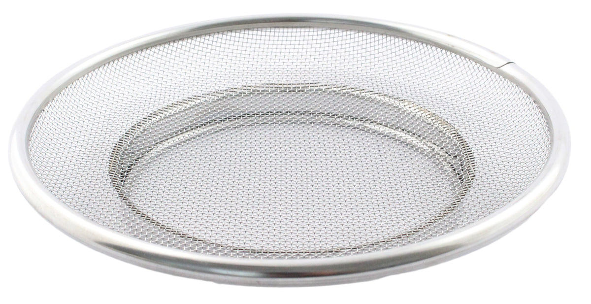 Inoue Kanaami Industrial Colander Tray Type, 9.8 inches (25 cm), Bottom Included, 18-8 Stainless Steel, Made in Japan