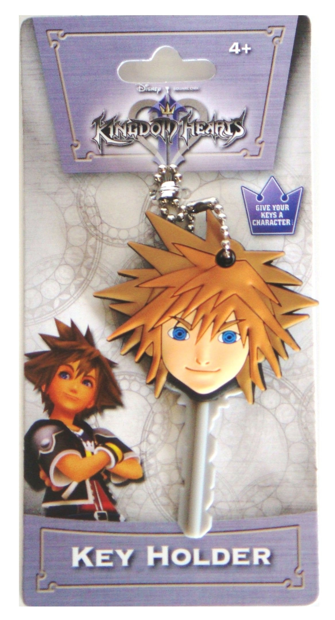 Disney Kingdom Hearts Sora Soft Touch PVC Key Holder Brown, One Size