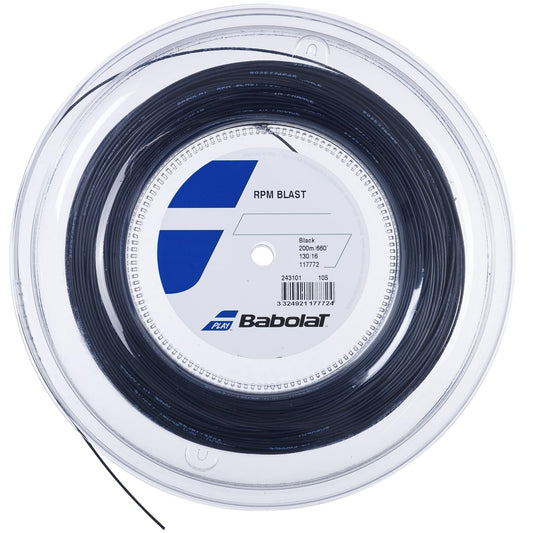 Babolat RPM Blast (16-1.30mm) Tennis String Reel (Black)