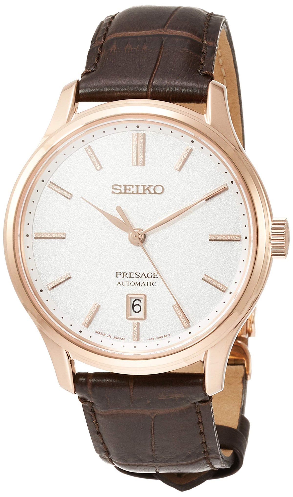 Seiko PRESAGE SARY 142 [Pleasage Mechanical Men's Watch Carf Band/Pink Gold]