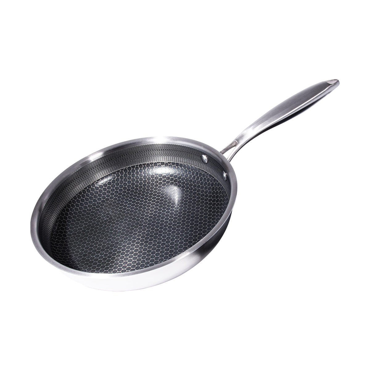 MTI Honeycomb Frying Pan, Induction Compatible, 10.2 inches (26 cm), Dishwasher Safe, PFOA and PFAS Free, Honeycomb Construction, Prevents Uneven Baked Cleanly, Can Be Used with Bundles and Metal