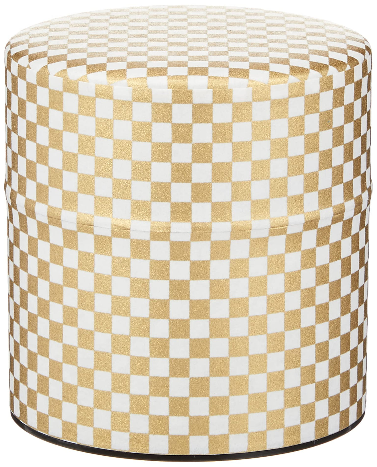 Yamaco 80093 Pokkan Gorgeous Checkered Small Tea Tin