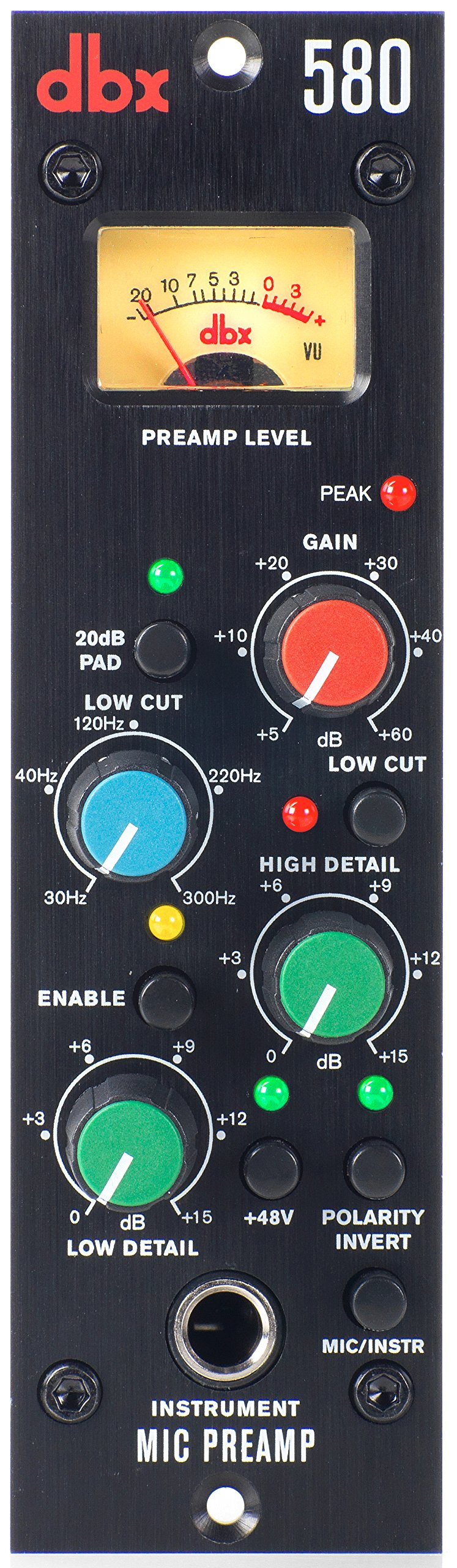 DBX 580 Compact, Professional Mic Preamp