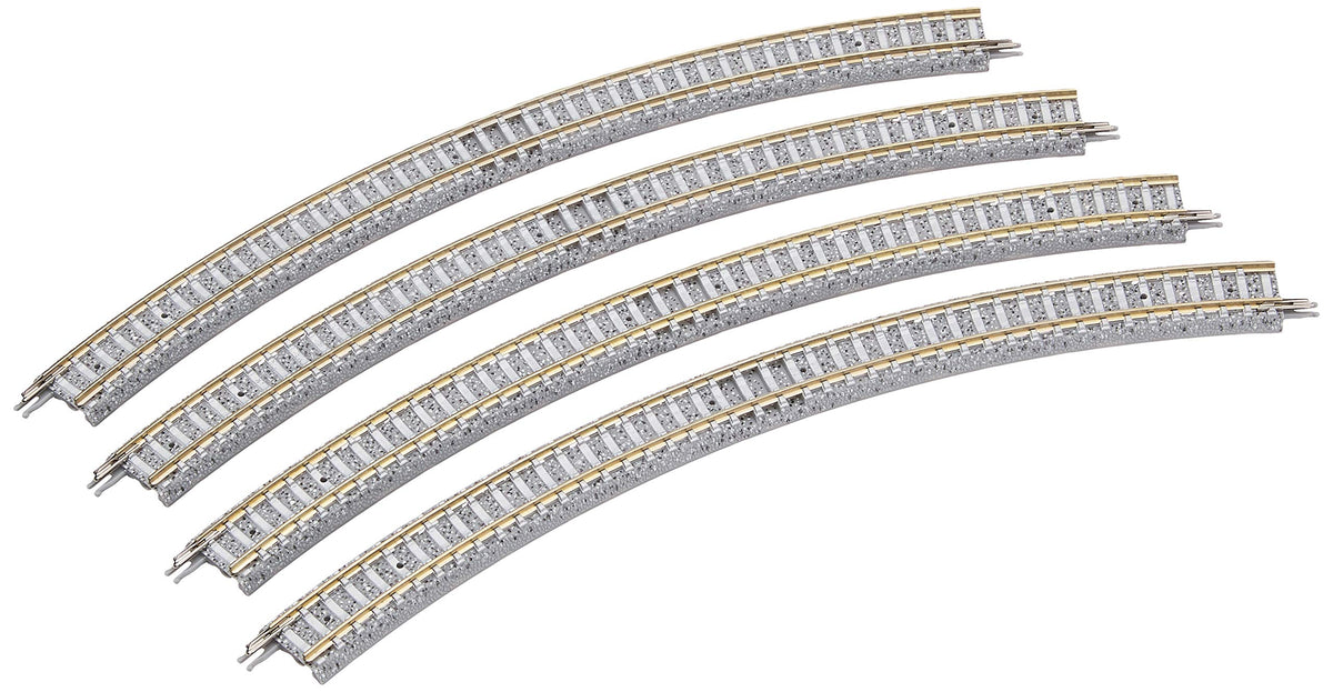 TOMIX 1191 N Gauge Curved PC Rail, C280-45-PC F, Set of 4