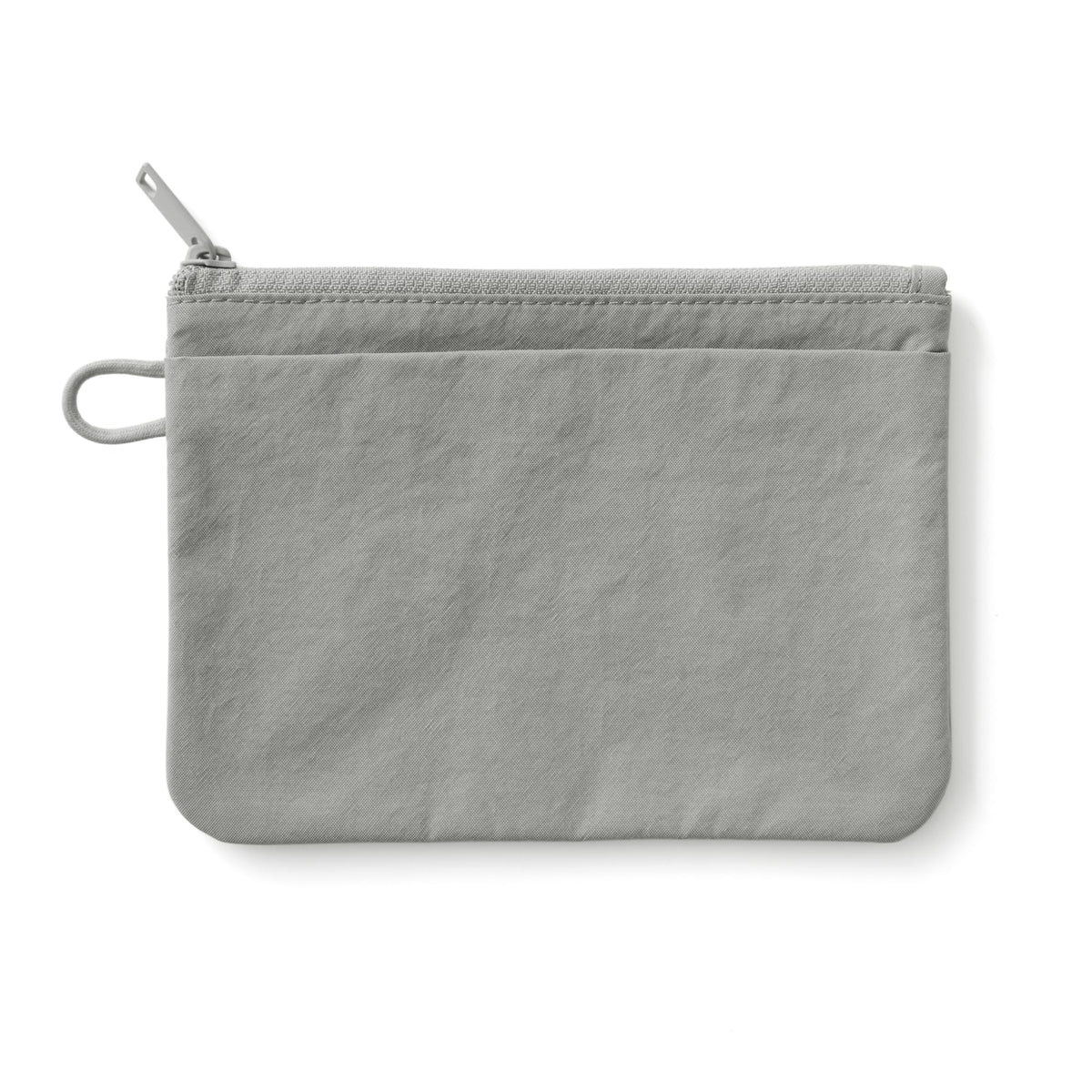 Wrinkled Nylon Flat Pouch - Medium