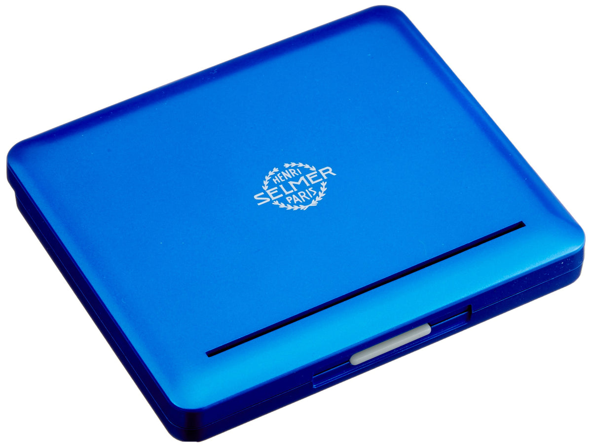 Nonaka Alto Saxophone Plastic Lead Case with Selmer Logo, 10 Pieces, Color: Ocean Blue