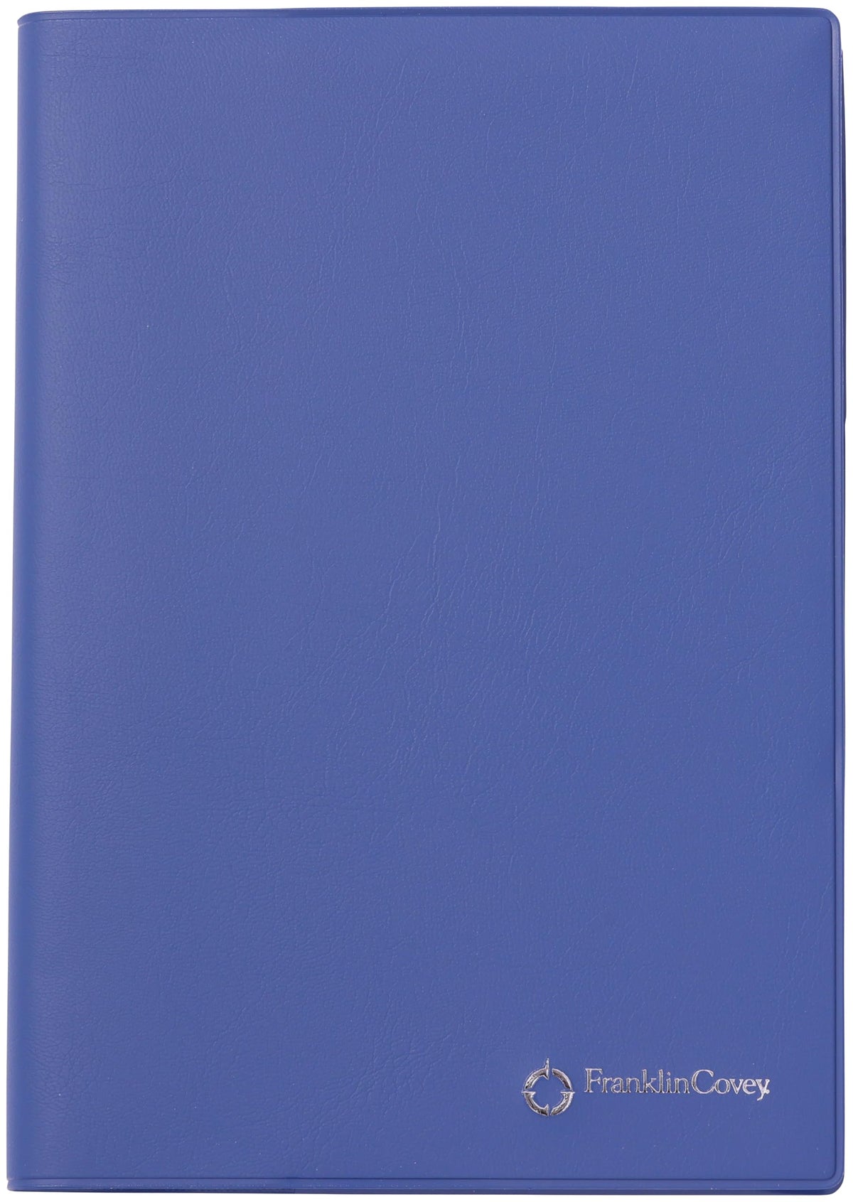 Franklin Planner Organizer, One Page Per Day PVC, Earth Color, Starts April 2025, B6, Indigo Blue 86487