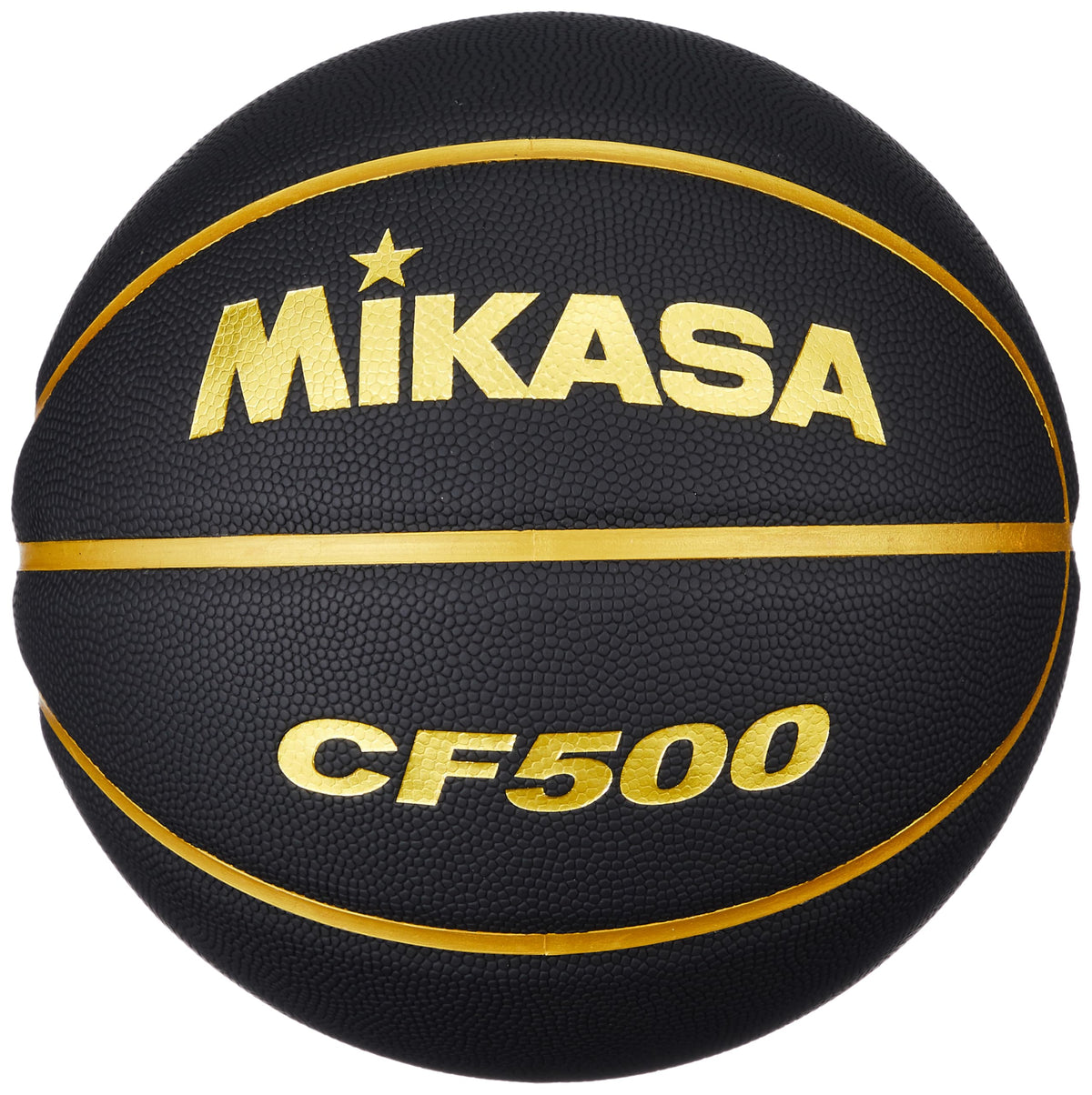 Mikasa CF500-BKGL Basketball No. 5 Artificial Leather Black/Gold Recommended Inner Pressure 0.490-0.630 (kgf/cm)