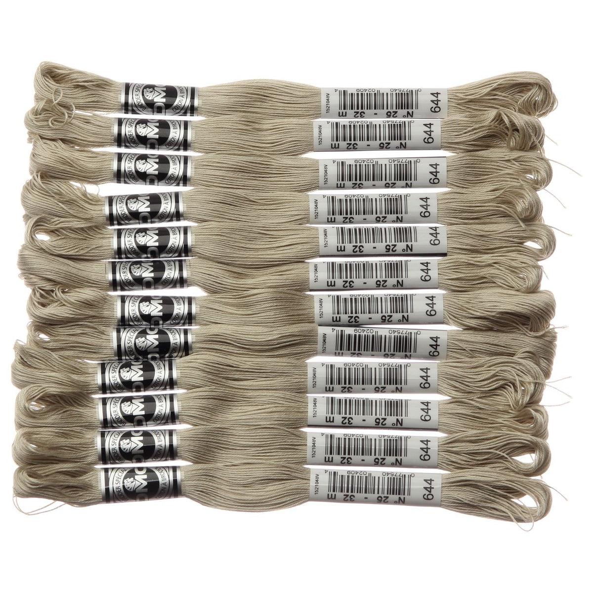 [12 kase] dmc AB Loader Thread # 107 25 Count 644 dmc10725b # 644