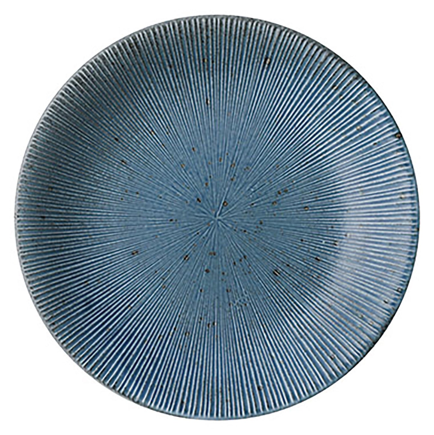 昭和製陶 Showa Ceramics Wabi Navy Mouse Thousand Tiered Plate Diameter 12.0 x 1.7 inches (30.5 x 4.3 cm), Mino Ware, Made in Japan, Dishwasher Safe