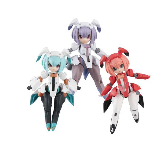 Megahouse - Army - F-616s Flare Nabbit Sisters, Desktop Army Action Figure