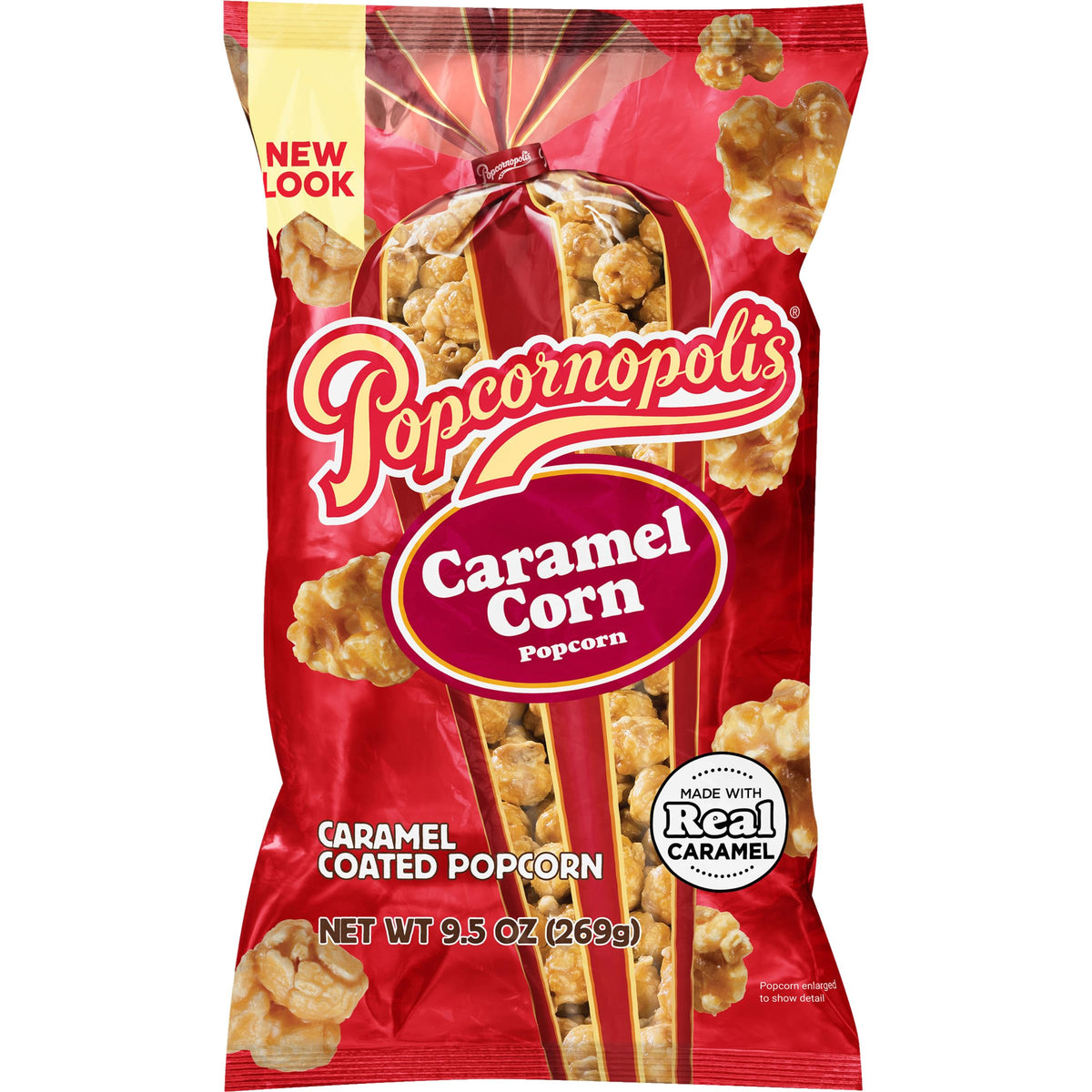 Popcornopolis Caramel Popcorn, Sweet Gourmet Indulgent Sharing Size Treat