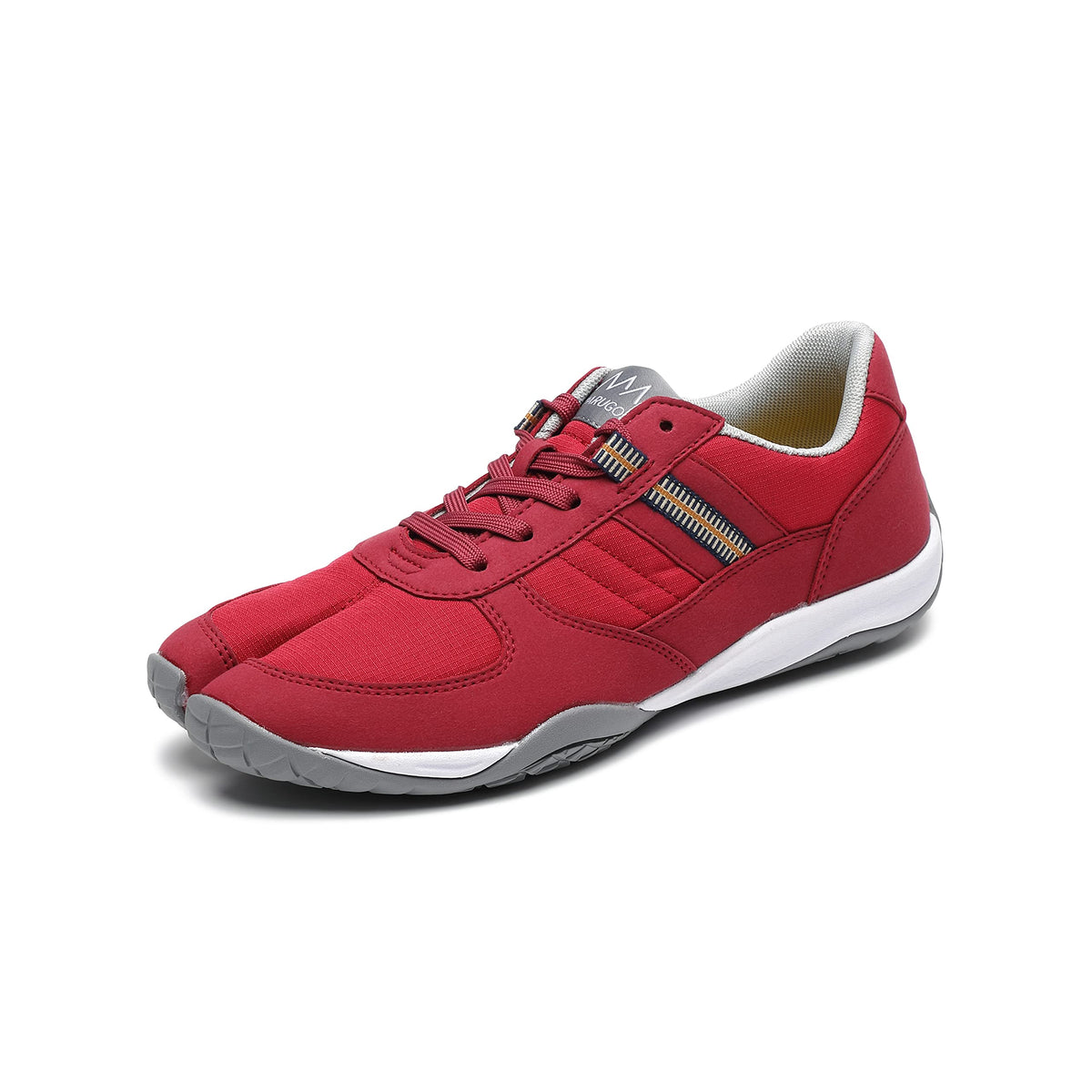 Marugo Sports Jog III Tabi Shoes, Training, Fitness, Running, Bunions, Barefoot, burgandy