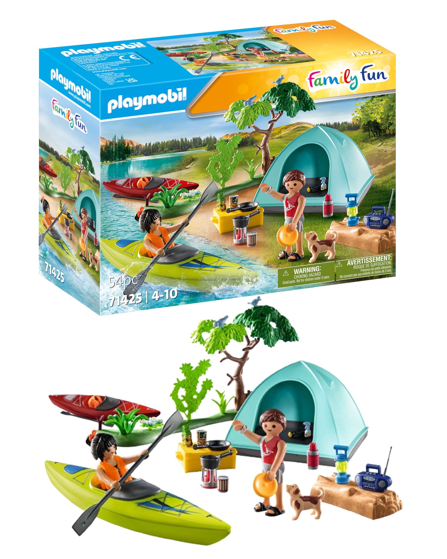 Playmobil Camping with Kayaks