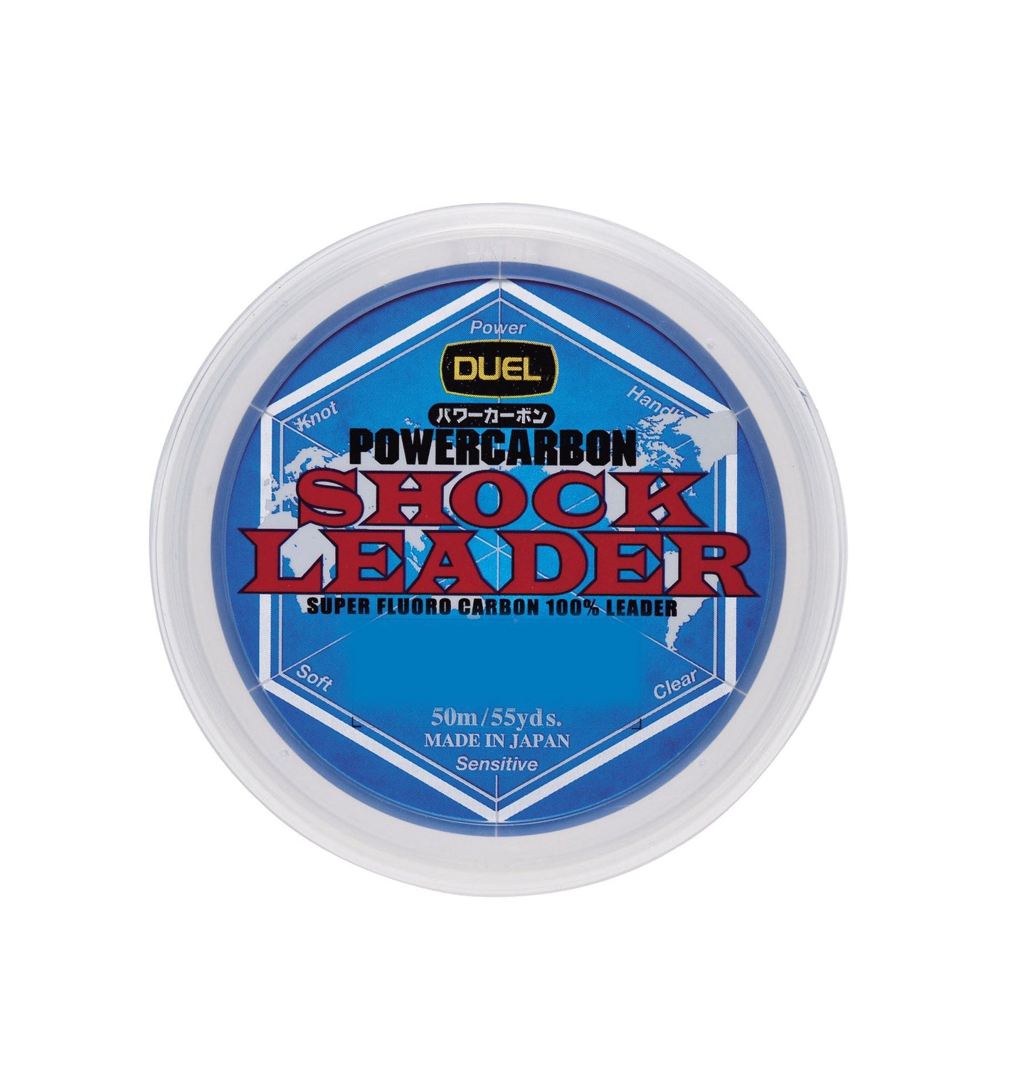 Duel / Power Carbon Shock Leader 50m 10Lbs Color: SCL [H2088-SCL]
