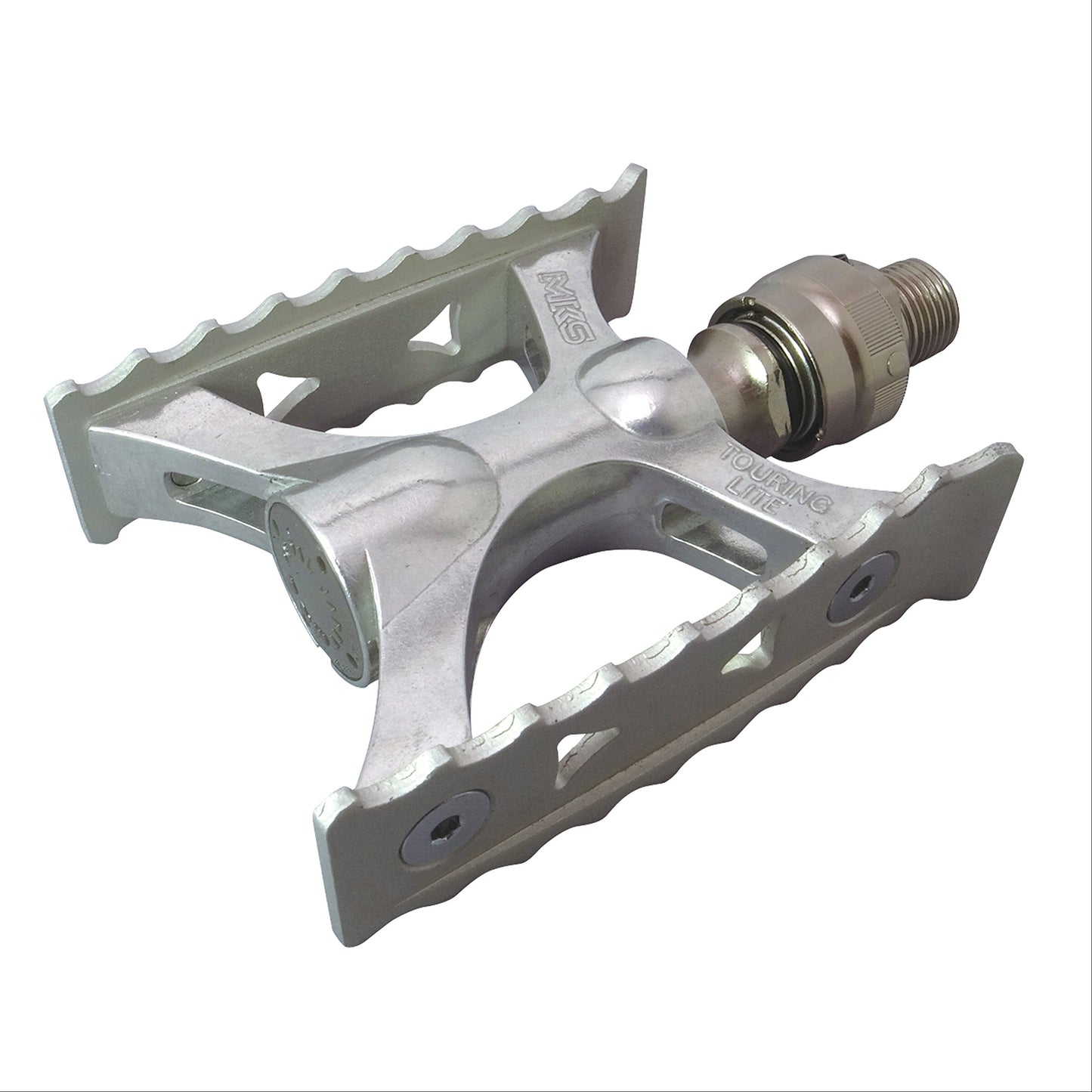 MKS Touring-Lite Ezy Superior Bicycle Pedal, Silver