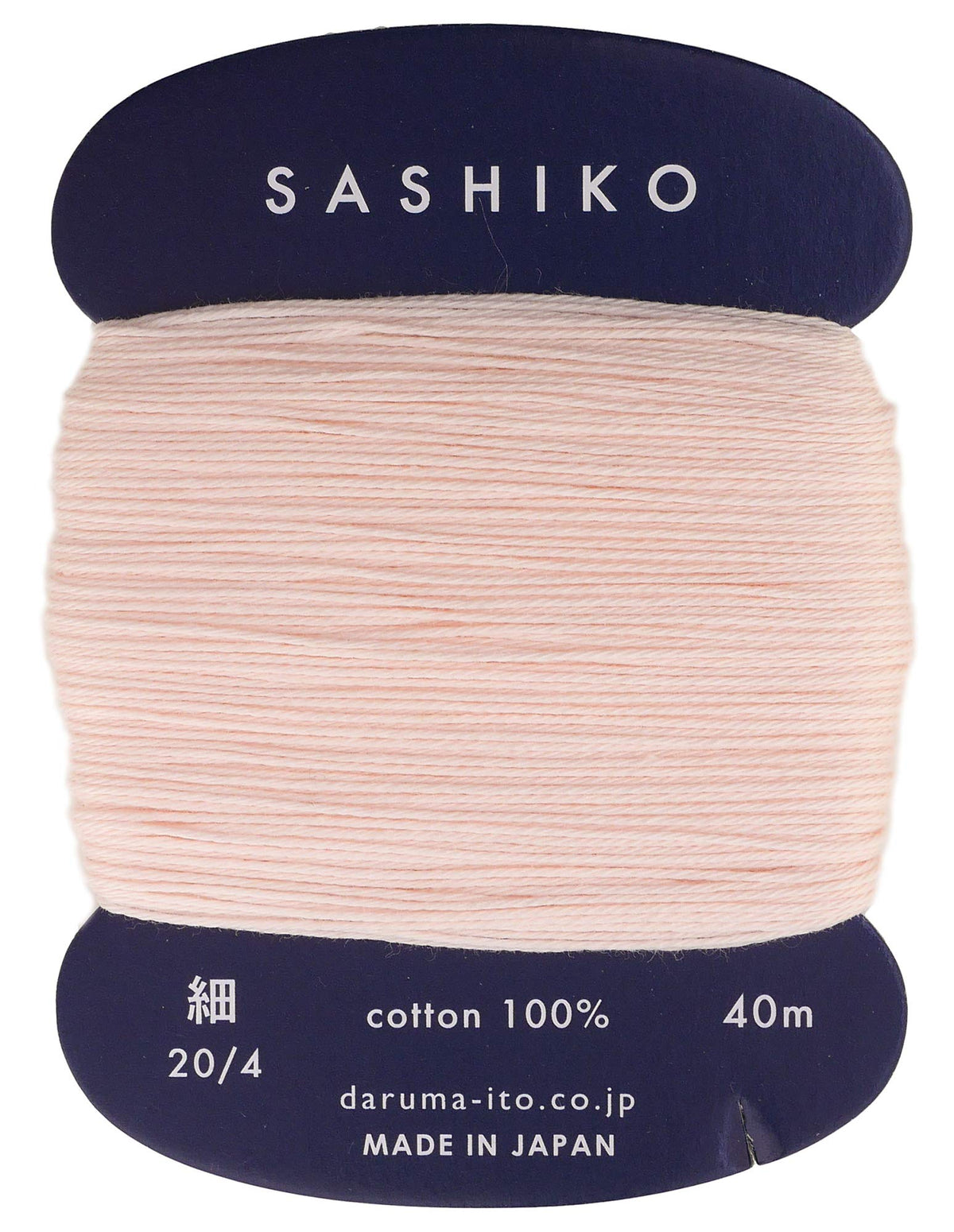 Sashiko Thread Thinner Weight 40m Col. 209 -Misty Rose- Japanese Embroidery & Quilting by Yokota