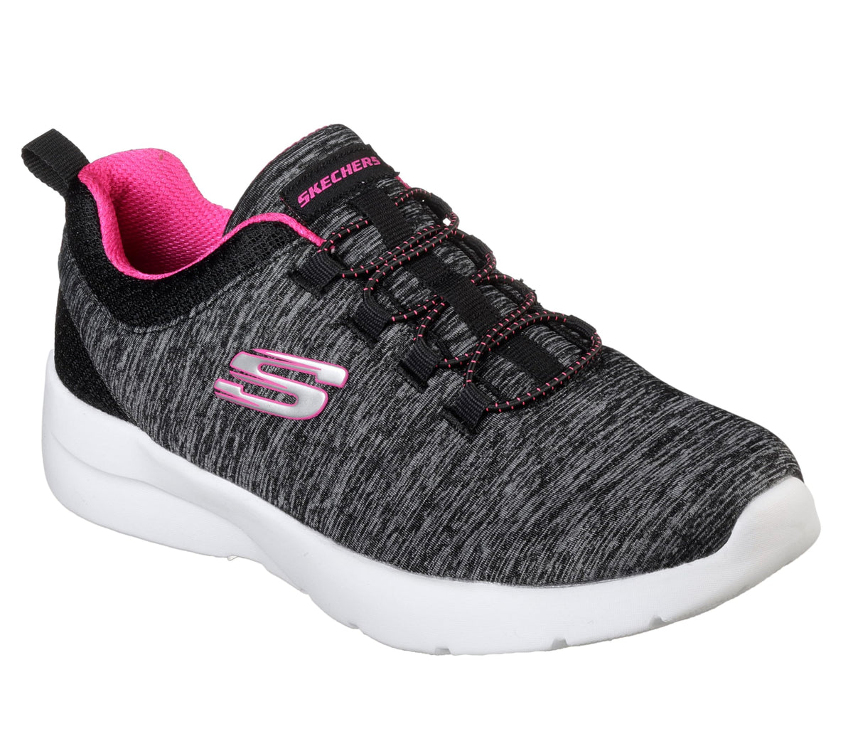 Skechers Dynamight 2.0-in A Flash Women's Sneakers, black/hot pink, 23.5 cm