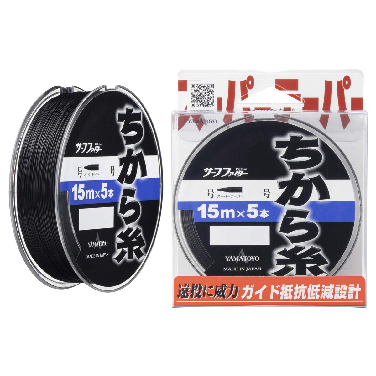 yamatoyotegusu (YAMATOYO) The Power Line New Thread 15 m X 5 Black 2 – 8 # # # #