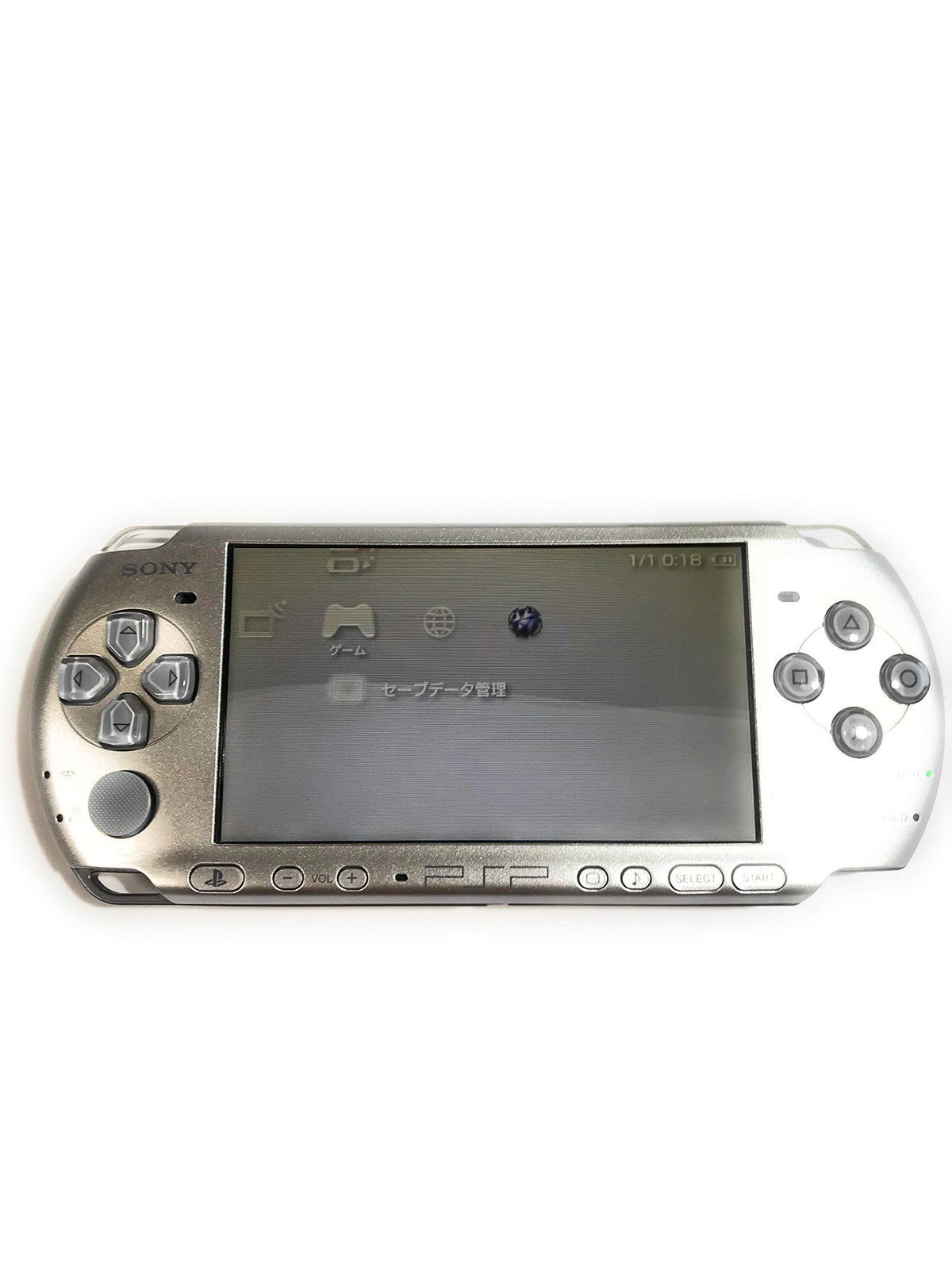 SONY PSP Playstation Portable Console JAPAN Model PSP-3000 Mystic Silver (Japan Import)