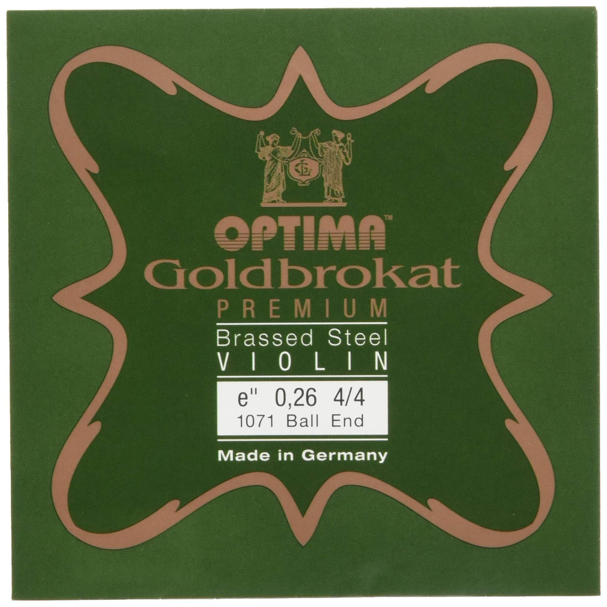Gold Bro Cut Premium Brass Violin Strings E-Wire (0.26 Ball End)
