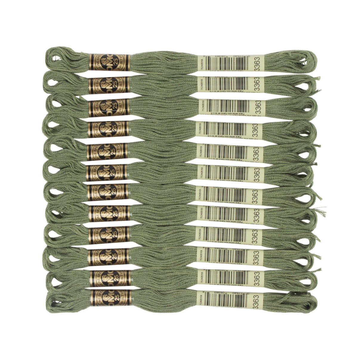 DMC 6-Strand Embroidery Cotton Floss, Medium Pine Green
