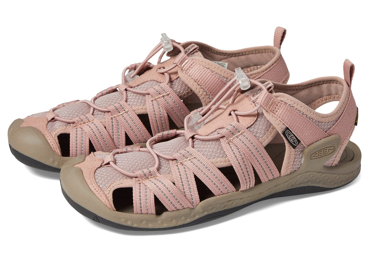 KEEN Women’s Drift Creek H2 Closed Toe Water Sandals, Fawn/Brindle, 6 Medium US