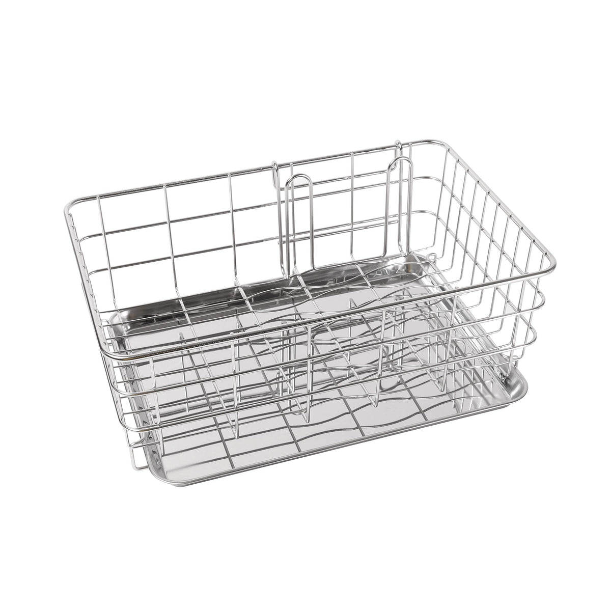 Pearl Metal H-5642 Dish Drainer Basket, Stainless Steel, Made in Japan
