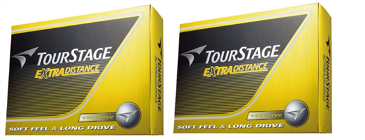 Bridgestone Golf Balls Tour Stage Extra Distance Yellow 2 Dozen Set (24 Balls)