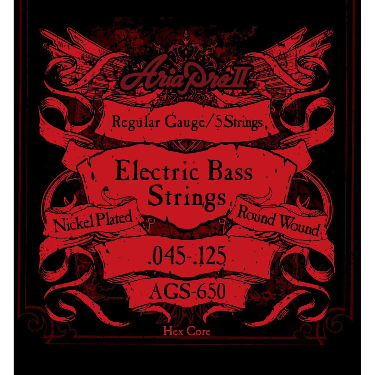 ariaproii ariapurotu- For 5 String Bass Strings Long Scale Long Scale AGS – 650