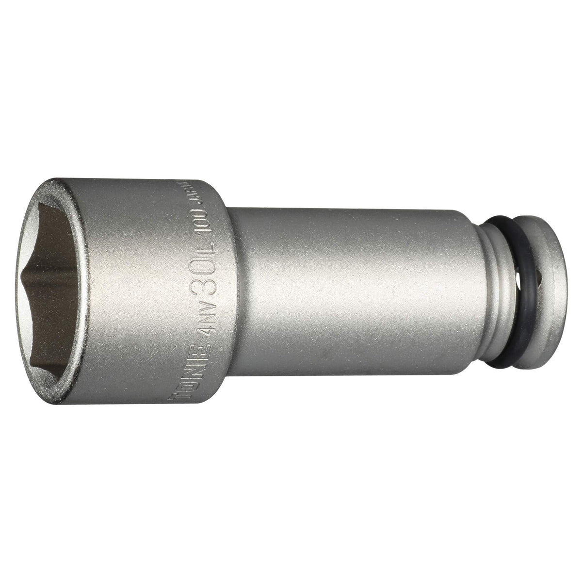 TONE 1/2" Drive 6 Point 100mm Deep Impact Socket (4NV-30L100)