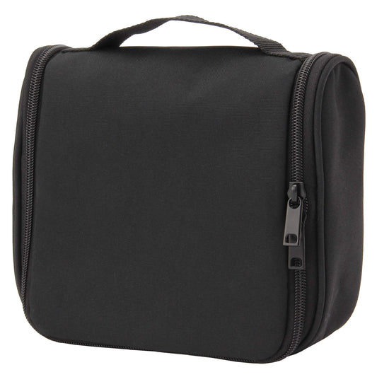 Muji Polyester Hanging Travel Case, 16 cm Width x 19 cm Depth x 6 cm Height, Black