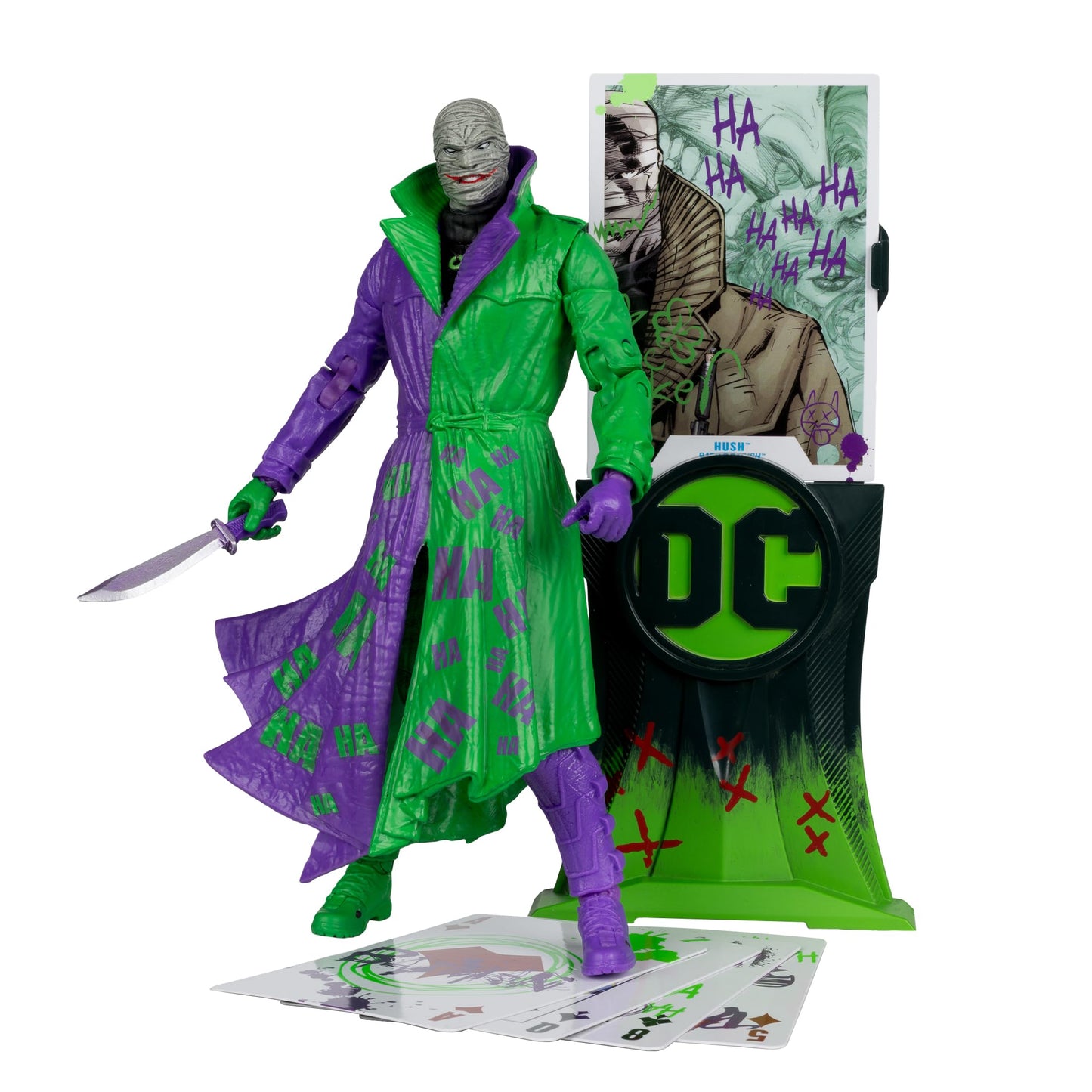 DC Multiverse Batman Hush 7 Inch Action Figure Exclusive - Jokerized Hush Gold Label