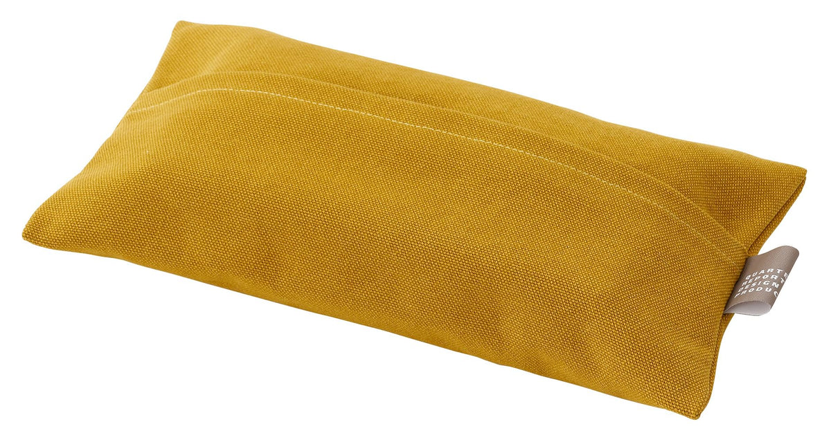 Quarter Report Soft Pack Tissue Case, Age, Mustard, Hanging, Japanese No. 8 Canvas, Approx. W 11.0 x H 6.1 inches (28 x 15.5 cm), 100% Cotton, Made in Japan