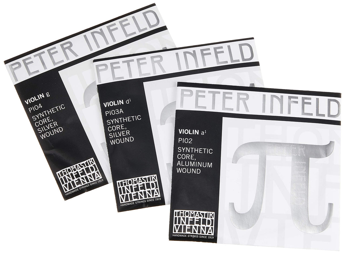 PETER INFELD Pi Violin String ADG Wire Set (D-Wire Silver)