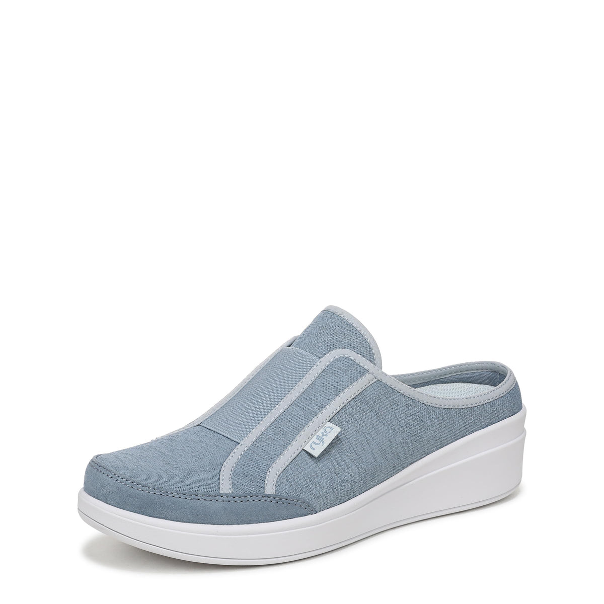 Ryka Womens Lounge Mule Shoes Citadel Blue 9.5 W