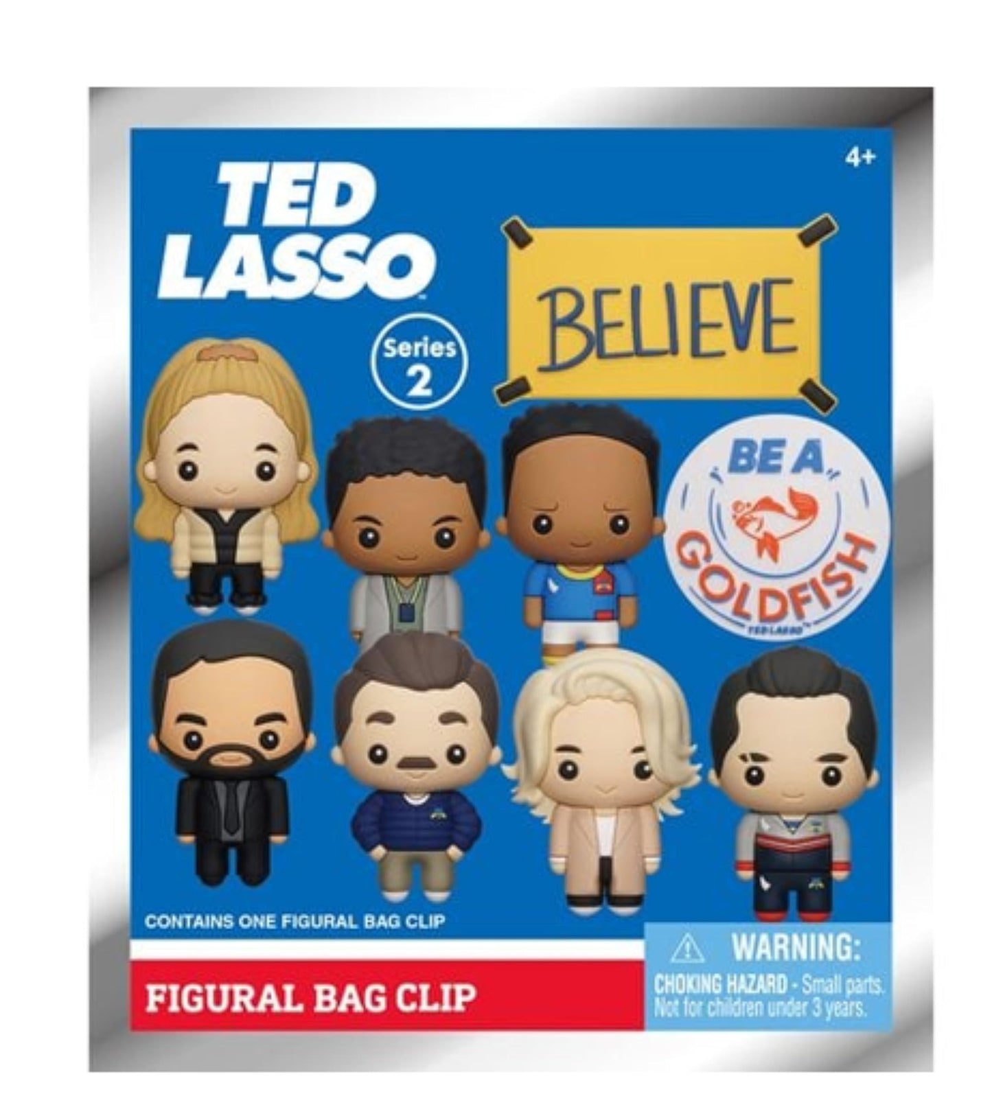 Ted Lasso Series 2 – 5" Collectible Bag Clip – Blind Bag (ONE Random Figure) – TV Show Character Keychain/Backpack Accessory | Official Licensed Merchandise