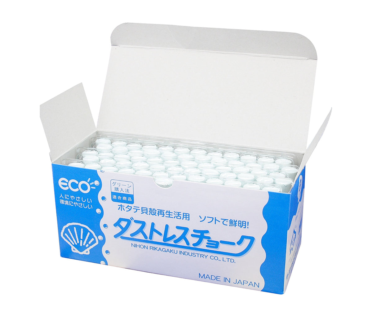 72 Pieces White dustless Chalk