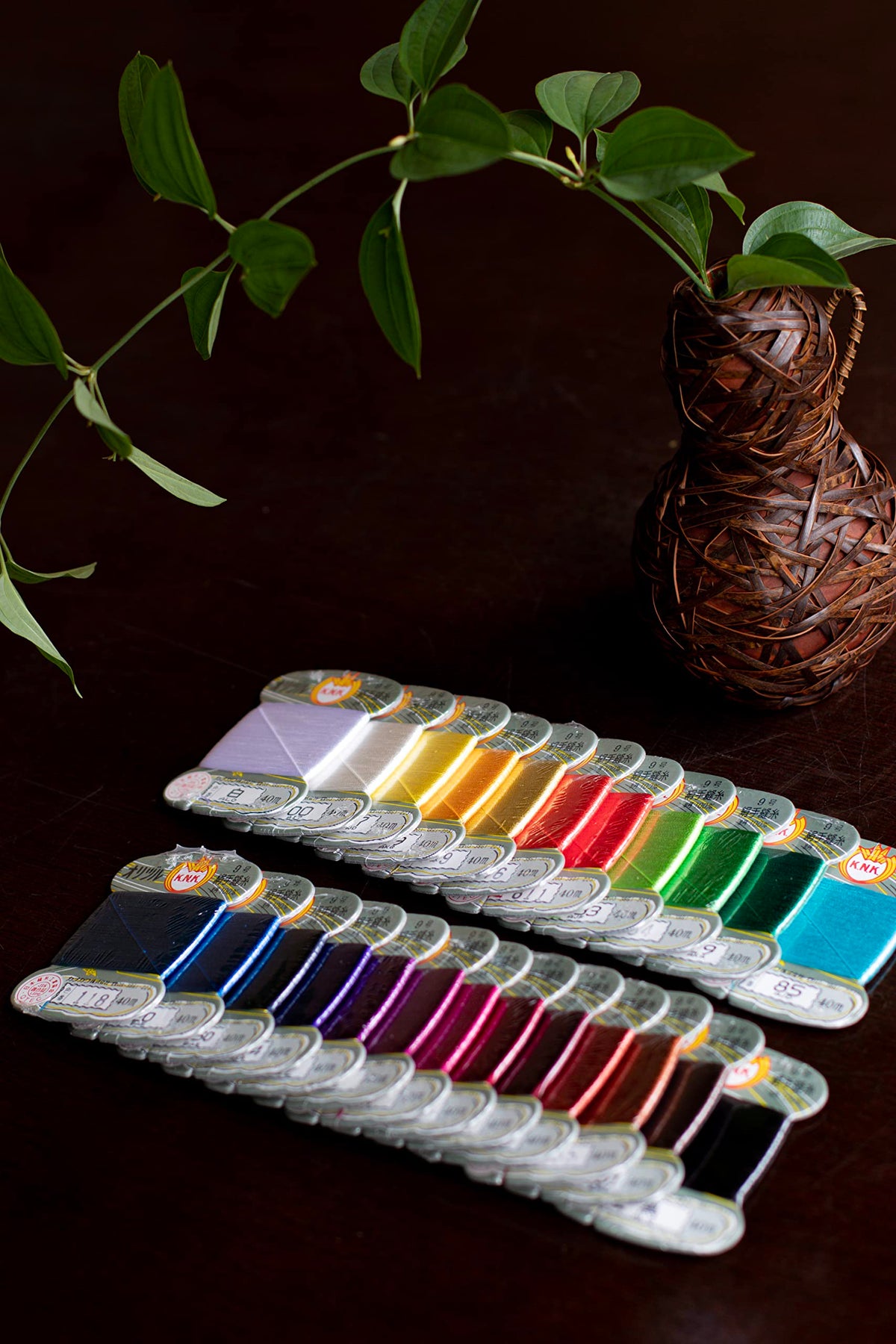 Orizuru Silk Hand-Sewn Thread Set (B Set 25 Cards)