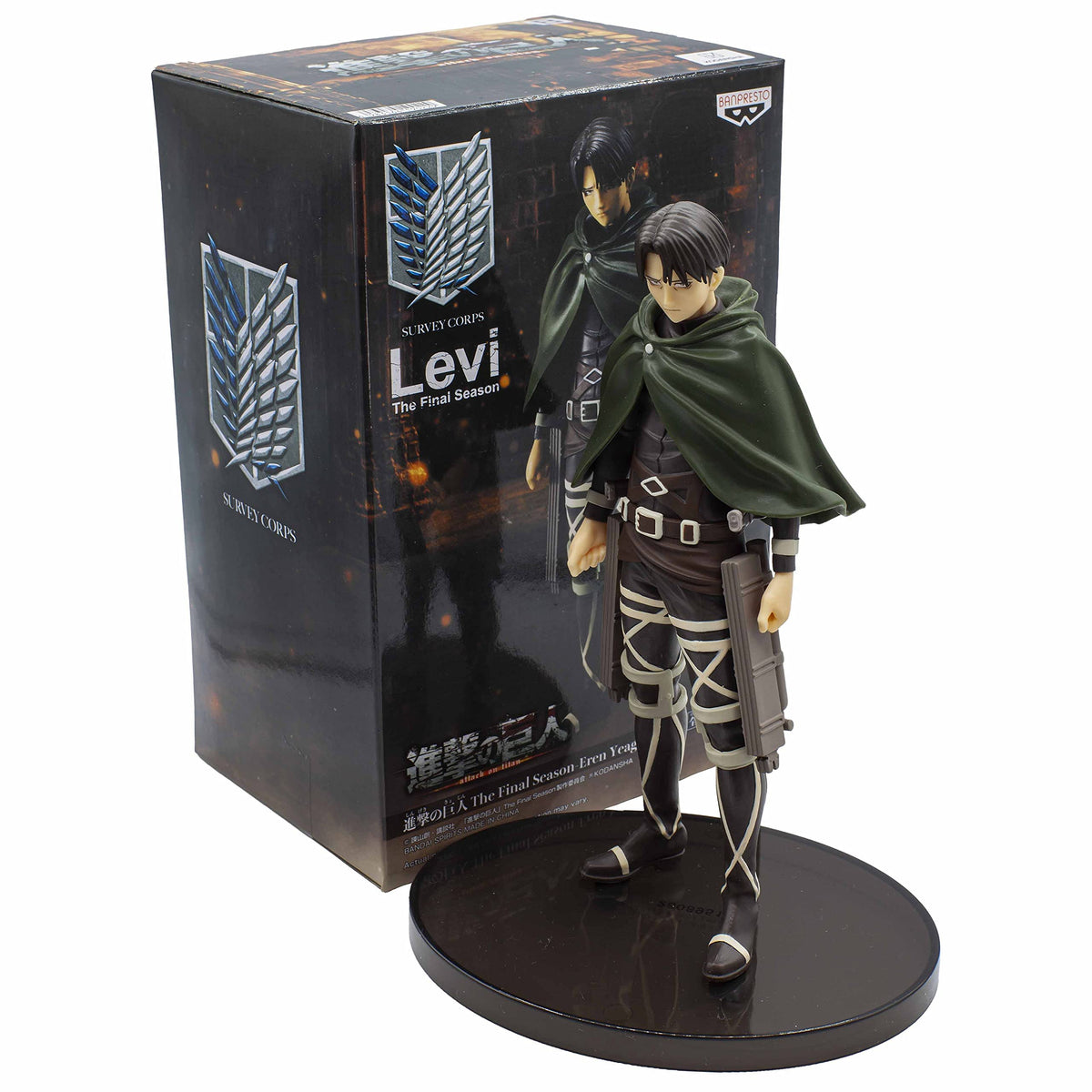 Banpresto Attack ON Titan The Final Season-Eren Yeager＆Levi-(B:Levi) Small