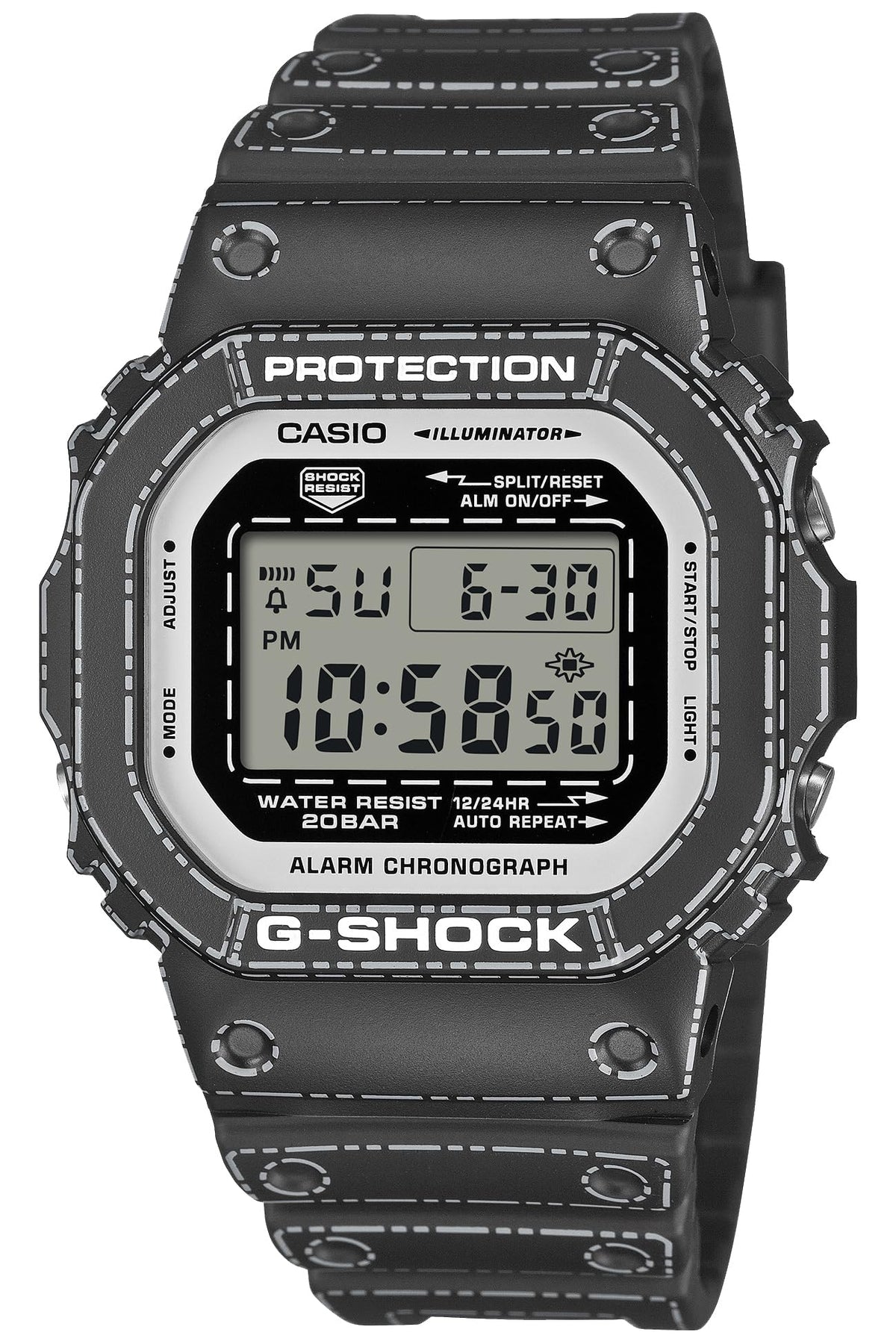 Casio DW-5600RGM-1JR Men's Wristwatch, Made in Japan, Origami, Uses Environmentally Friendly Materials, Black