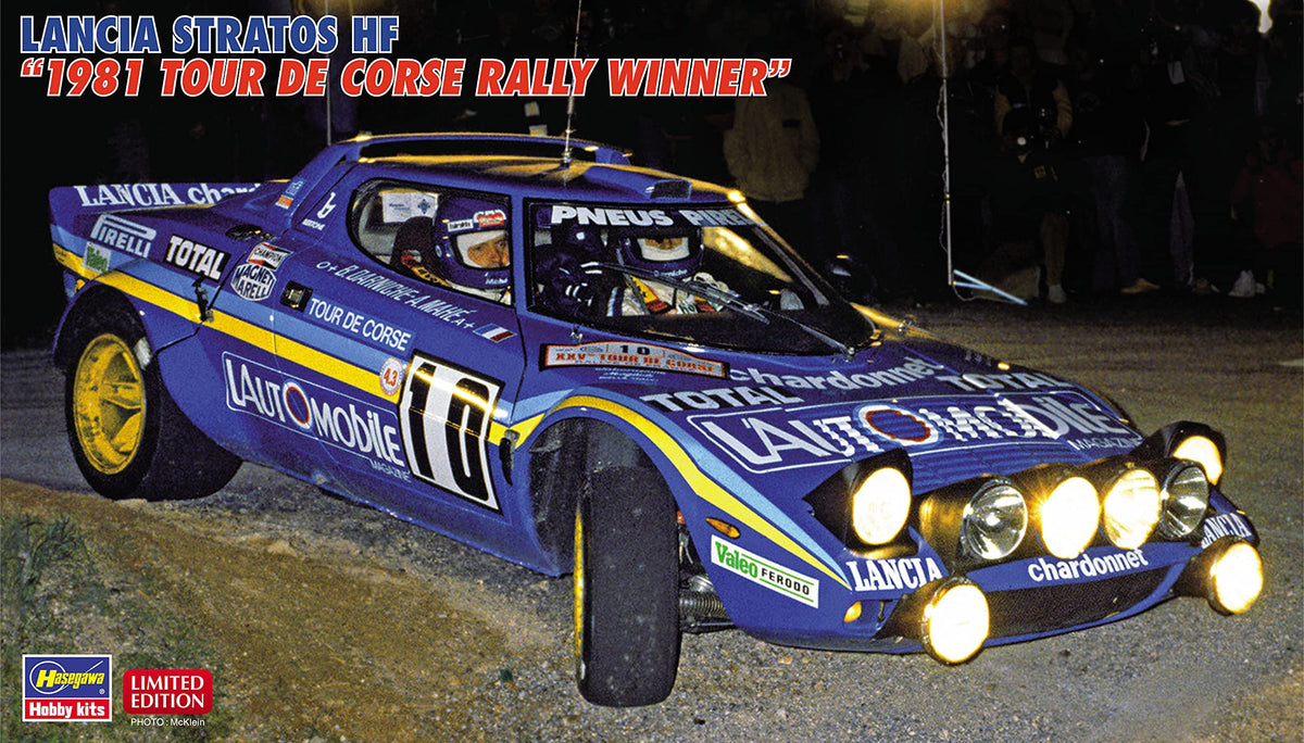 Hasegawa - 1:24 Lancia Stratos HF - 1981 Tour De Corse Rally Winner