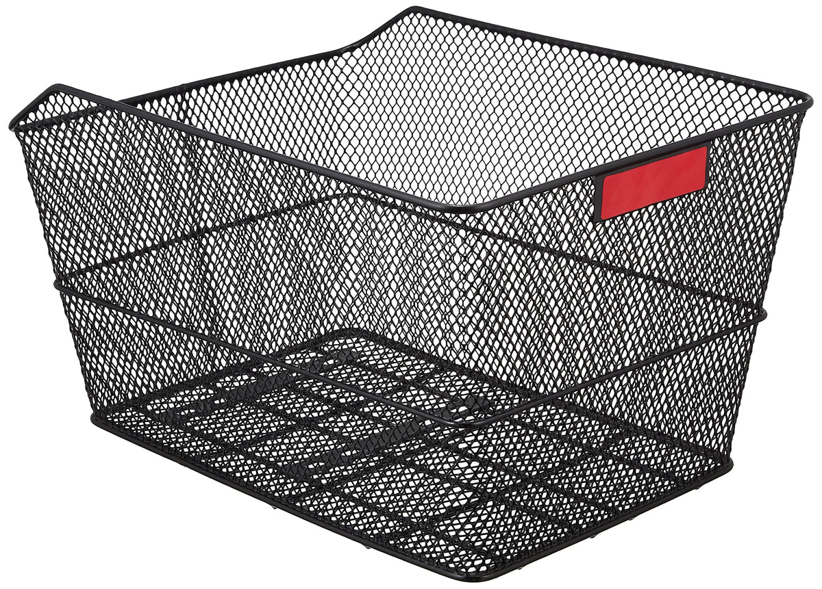 Noguchi Bicycle Basket [Rear Mesh Basket] Black, Large