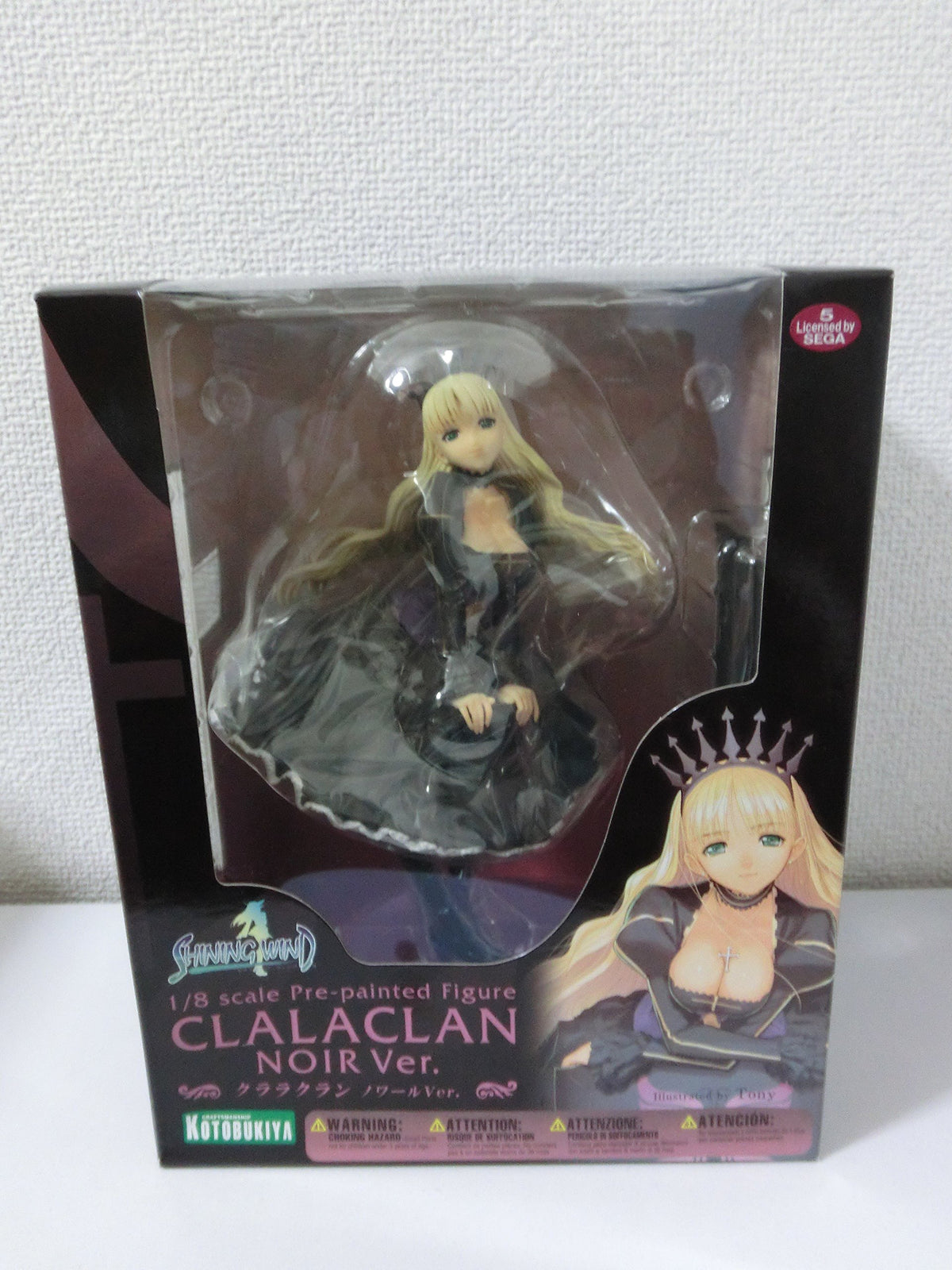 Shining Wind: Clalaclan Noir Version LIMITED 1/8 Scale PVC Figure by Kotobukiya