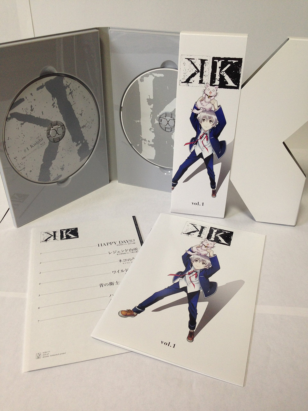 K - Vol.1 (BD+CD+DIGI-PACK+BOOKLET) [Japan LTD BD] KIZX-68