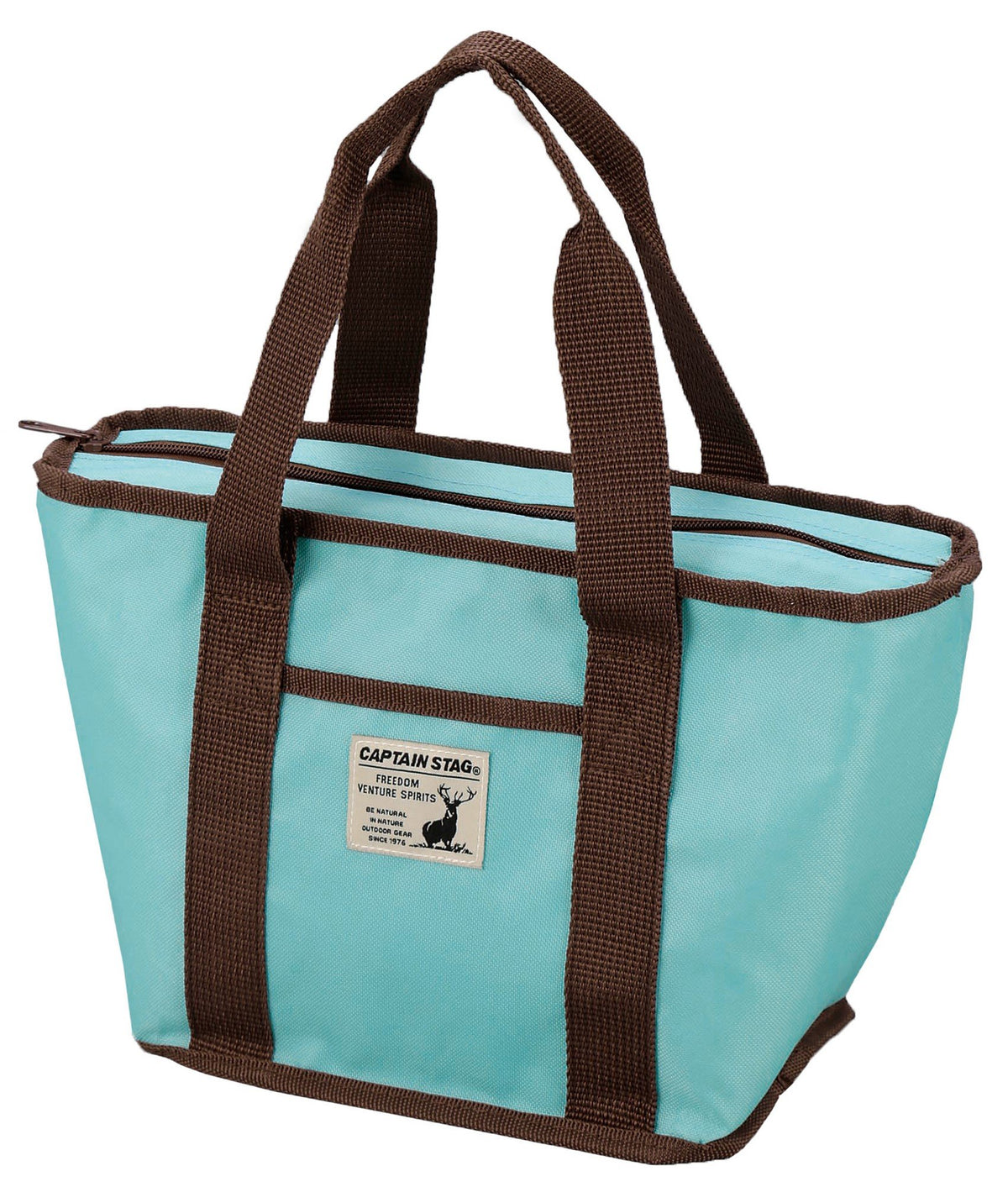 Captain Stag UE-557 Captain Stag CS Charmant Tote Cooler Bag, 1.1 gal (4 L), Mint Green
