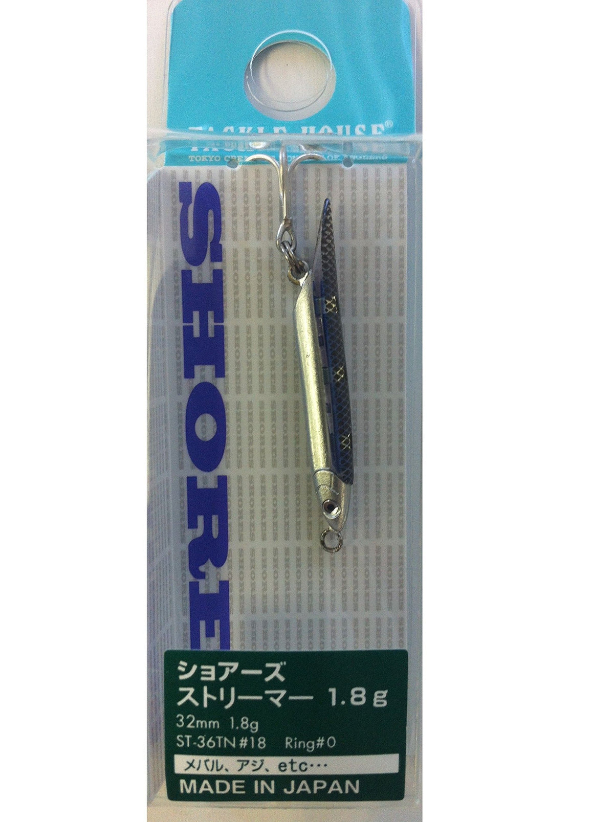 TackleHouse Shores Streamer 32 mm, 0.06 oz (1.8 g), Segro #12 SST1.8 inches (32 mm), 0.06 oz (1.8 g)